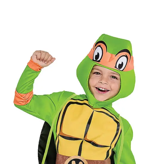 Toddler Teenage Mutant Nija Turtles Michelangelo Costume {2}