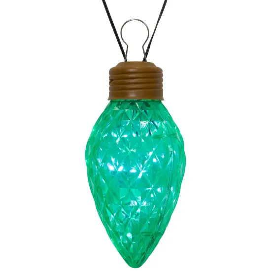 Northlight Commercial Size LED C9 Style Christmas Light Set - Multi-Color - 12' Black Wire - 5ct {5}