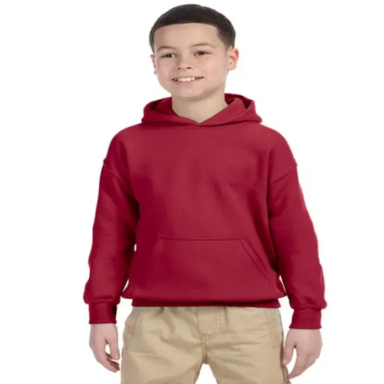 Gildan&reg; Youth Heavy Blend Long Sleeve Hooded Sweatshirt HELICONIA {3}