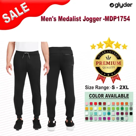 Glyder&reg; Men's Medalist Jogger BLACK {2}
