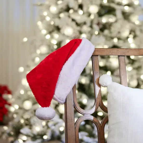 Holiday Living One Size Red Plush Polyester Santa Claus {4}