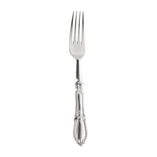 Silver Baroque Disposable Plastic Dinner Forks (240 Forks) {1}