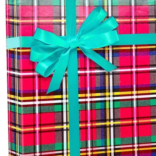 Plaid Christmas Wrapping Paper Tartan 24 ''x 208 ' {5}