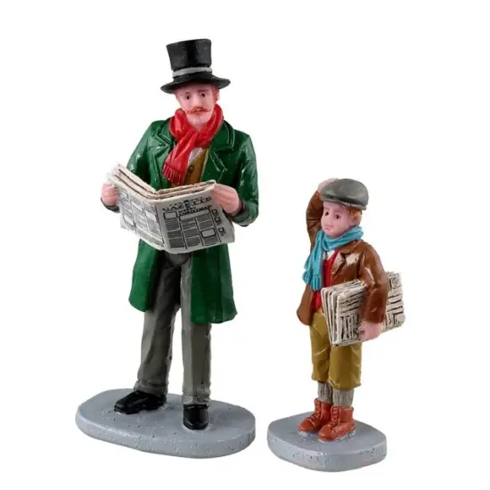 Lemax Merry Newsboy {1}