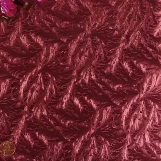Burgundy Embossed Metallic Wrapping Paper 24" x 417" Roll {4}
