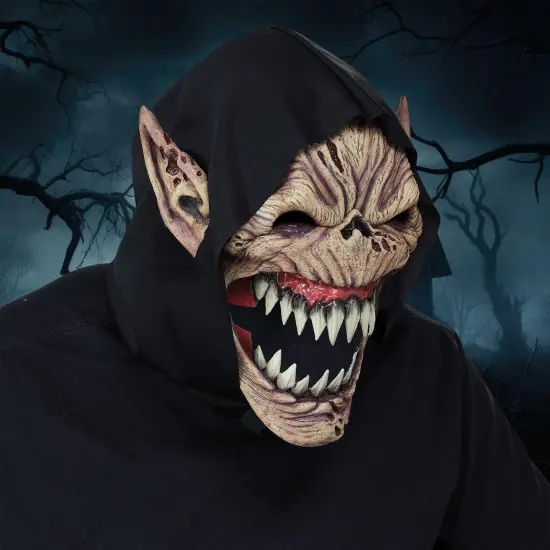 Fright Fiend Ani-Motion Adult Costume Mask {6}