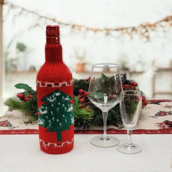 Christmas Tree Bottle Cover F07M5-7E {3}