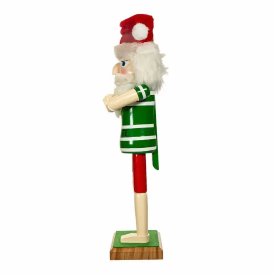 Kurt Adler 15-Inch Wooden Yoga Santa Nutcracker {3}