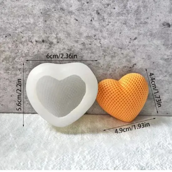 Heart Shape Silicone Mold {3}