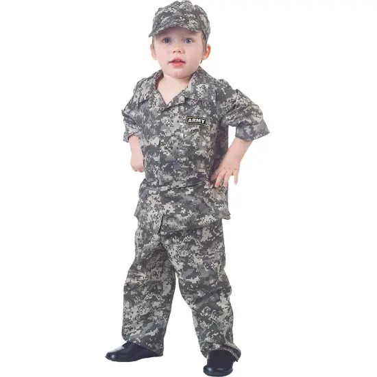 Army Camo Set Toddler Costume {1}