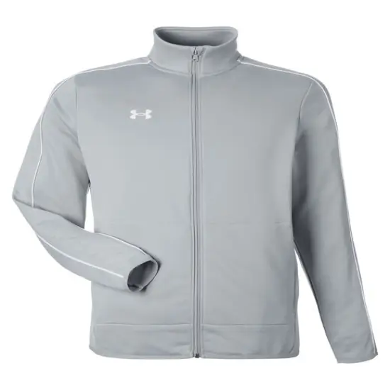 Under Armour&reg; Men's Command Full-Zip Mod gry/ wh {1}