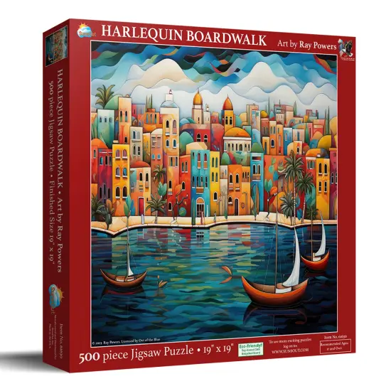 Sunsout Harlequin Boardwalk 500 pc Jigsaw Puzzle 61630 {2}