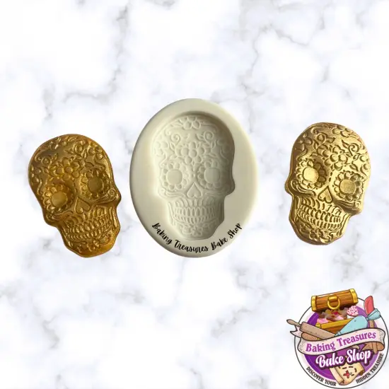 Day Of the Dead Sugar Skull Silicone Mold {5}