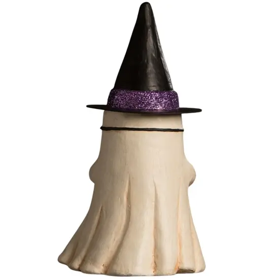 Witchy Ghost with Pumpkin Luminary 6" {2}