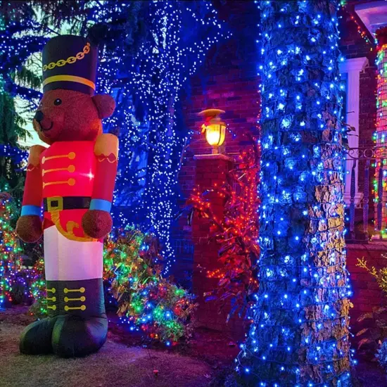 Kitcheniva Solar Powered 100 LED Outdoor Christmas String Light 2 Pcs {4}