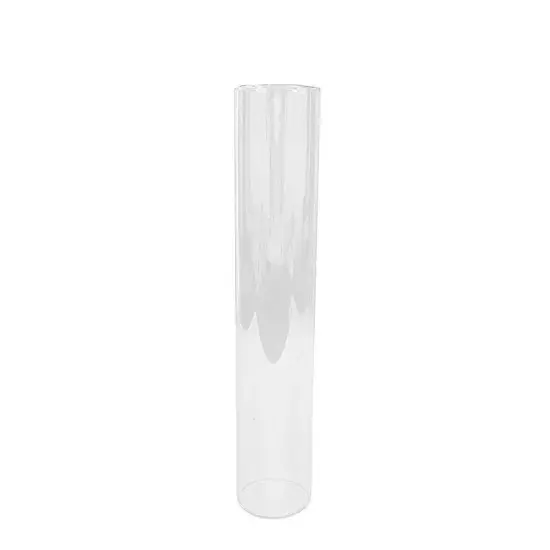 2 Clear 10 in Open End Cylinder Glass Hurricane CANDLE SHADES Party Supplies {1}