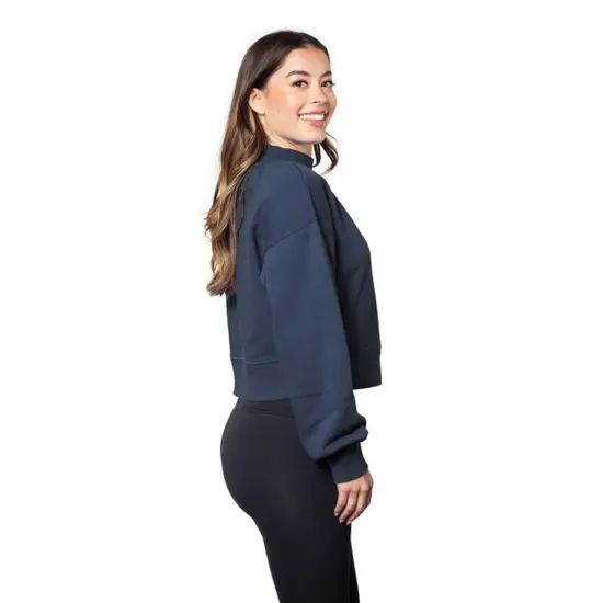 chicka-d &reg; Ladies Hailey Sweatshirt BLACK {6}