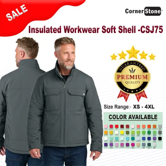 CornerStone&reg; Insulated Workwear Soft Shell Black {2}