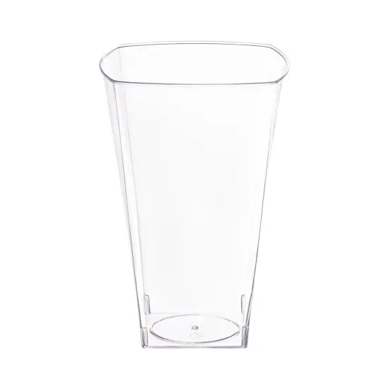 Clear Square Plastic Cups - 10 oz. (336 Cups) {1}