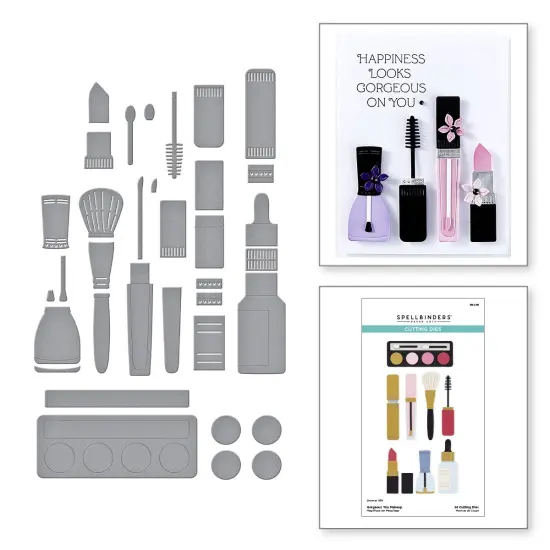 Spellbinders Etched Dies From he Gorgeous You Collection-Makeup {6}