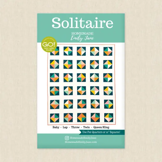 Solitaire Quilt (hej 103) | Homemade Emily Jane | Sewing Pattern {1}