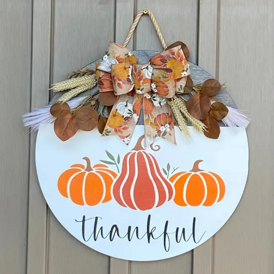 Fall Stencils - Hello Fall and Pumpkins {4}