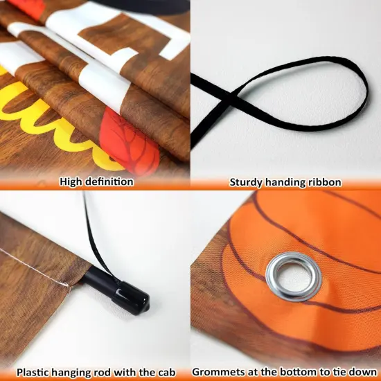 Happy Fall Welcome Porch Banners {4}