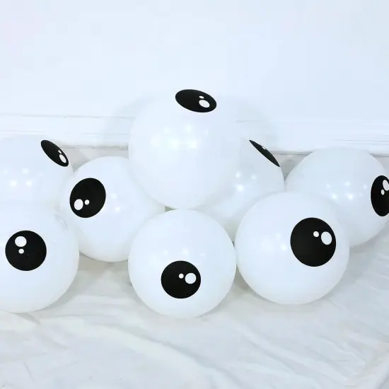 Pumpkin Boo Mummy Foil Balloons for Horror Halloween Party Decorations(Orange, Black, Purple, Green) {6}