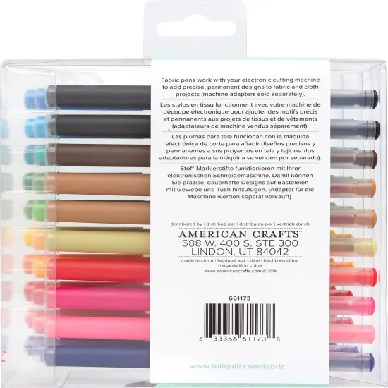 We R Fabric Quill Permanent Pens 30/Pkg-Assorted Colors {5}