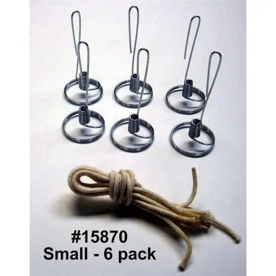 Merry Corliss Small Olive Oil Steel Elements with Wicks for Votive Jars Pack of 6 {6}