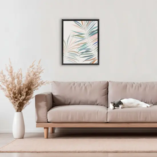 Stupell Industries Pastel Tropical Harmony Floating Frame, design by Hannah Dawson {2}