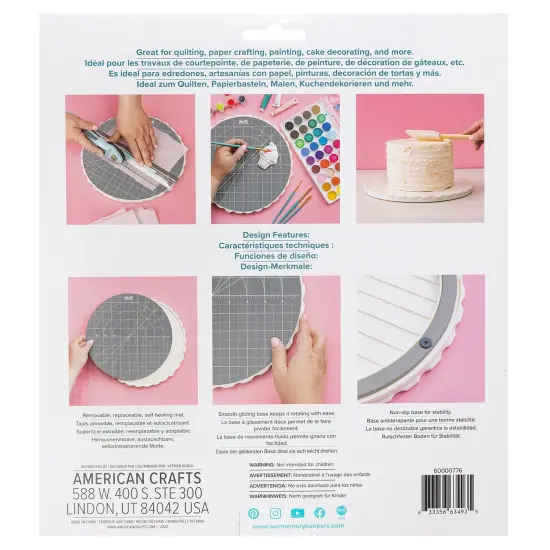 We R Rotating Platform & Cutting Mat-10" {5}