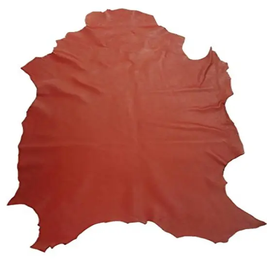 Reed Lambskin Leather Hides - Premium Buttery Soft Touch Skin Red {1}