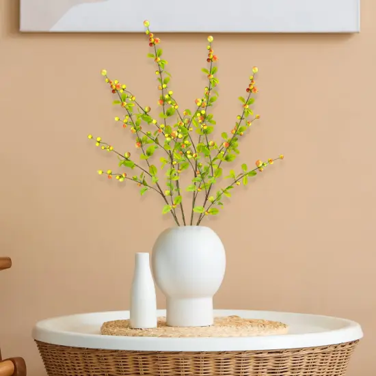 Northlight Berry Branch Artificial Sprays - 34" - Green and Brown - Set of 6 {1}