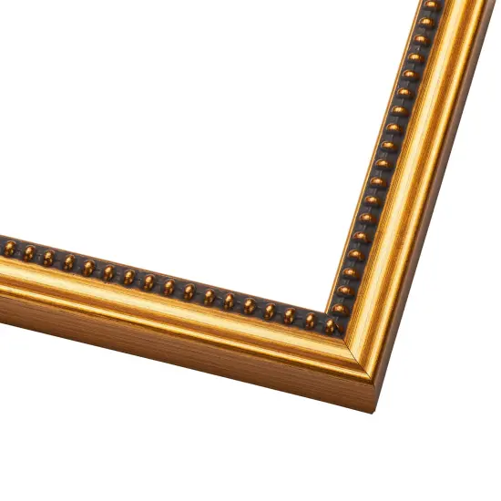 Photo Size Classic Modern Gold Frame - UV Acrylic, Foam Board Backing, Hanging Hardware {2}