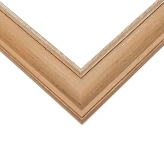 Weathered Yellow Picture Frame - UV Acrylic, Backing Board, Hanging Hardware Included {2}