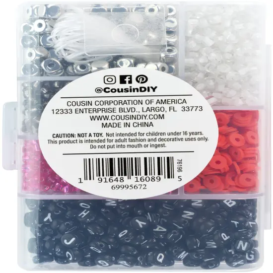 CousinDIY Mosaic Bracelet Kit-Ruby Red {3}