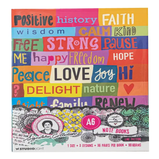 Art By Marlene Signature Collection Notebooks 3/Pkg-Nr. 03, Notebooks {1}