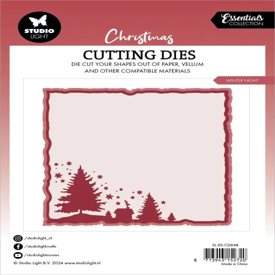 Studio Light Essentials Cutting Die-Nr. 848, Winter Night {3}