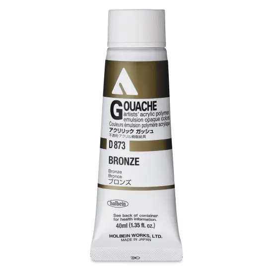 Holbein Acrylic Gouache - Bronze, 40 ml tube {1}