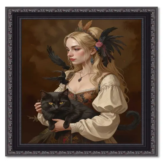 Antique Red Picture Frame - UV Acrylic, Backing Board, Hanging Hardware Included {3}