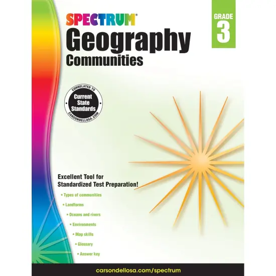 Spectrum&reg; Geography: Communities, Grade 3 {1}