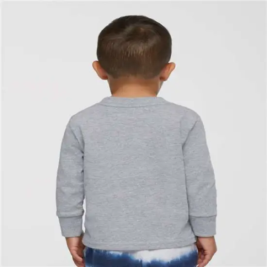Rabbit Skins&reg; Toddler Cotton Jersey Crewneck Long Sleeve T-Shirt - 3311 Heather {6}