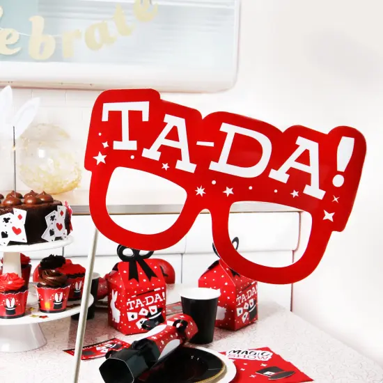 Big Dot of Happiness Ta-Da, Magic Show - Magical Birthday Party Photo Booth Props Kit - 20 Count {4}