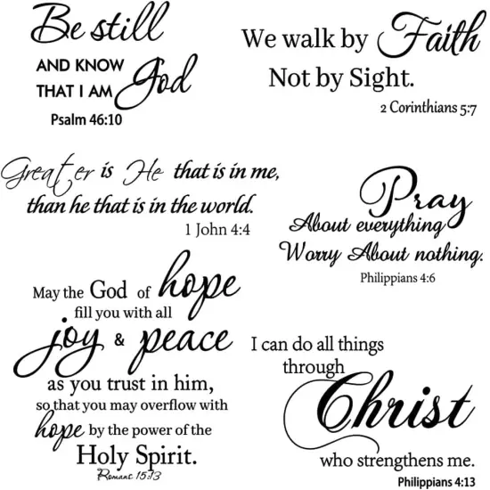 Inspirational Quote Wall Decals {1}