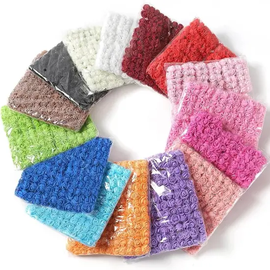 Artificial Rose Flower Heads Real Looking Foam Fake Roses Heads for DIY {6}