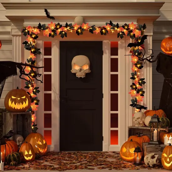 50 LED 16.4Ft Halloween Garland String Lights with Timer {5}