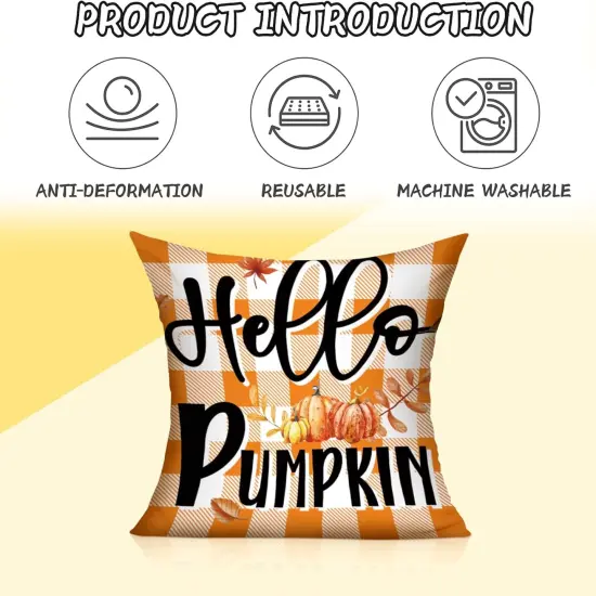 16 Set Seasonal Pillow Covers 18 x 18 Inch Fall {3}