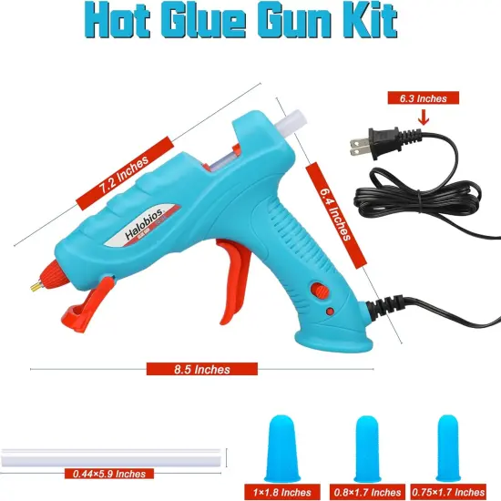 40W Glue Gun,Hot Glue Gun with 30 Glue Sticks Glue Gun and Sticks Set, Hot Glue Gun for Home Repair Crafting DIY Arts {4}