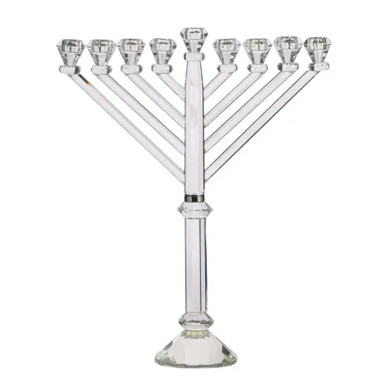 Lavish Crystal Menorah By Kinor Decor {1}